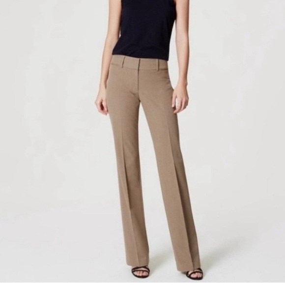 Loft Marisa Fit Mid RiseTrouser in Camel size 12 - Picture 1 of 3